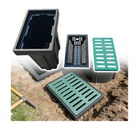 JYHHCYS Large Drainage Catch Basin with Debris Basket Without Reserved Hole