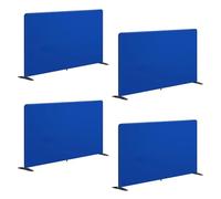 JYHHCYS Ping Pong Court Surround Barrier Block, Splicable Table Tennis Baffle Fence 4pcs 6pcs 8pcs, Competition Table Tennis Field Fence with Blue 420D Oxford Cloth(Blue 4 pack,200x100 cm)