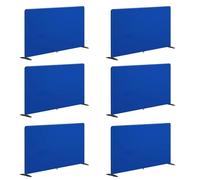 JYHHCYS Ping Pong Court Surround Barrier Block, Splicable Table Tennis Baffle Fence 4pcs 6pcs 8pcs, Competition Table Tennis Field Fence with Blue 420D Oxford Cloth(Blue 6 pack,200x100 cm)