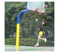 JYHHCYS Round Padded Pole Covers for Metal Poles, Safety Pole Pads for Basketball Court, Anti Collision Pole Padding for Playground/Garage/Schools/Electricity Hoop(Yellow H 5',Dia 10in/25cm)