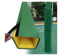 JYHHCYS Square Basketball Outdoor Pole Pad, 5ft 6ft 8ft Tall Padding To Wrap Around Metal Pole, Removable All-Weather Garage Basement Column Protector, Easy To Install(Green H 8ft,19x19 Inch)