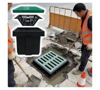 JYHHCYS Square Storm Drain Catch Basin, Underground Downspout Drainage