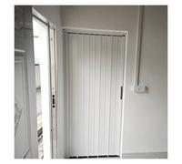 JYHHCYS White Foldable Accordion Doors 20 40 60 80 90 In, Folding Door Aluminum Accordion Partition Door, Concertina Doors for Bathroom, Bedroom, Laundry, Kitchen Pantry(142.2x203.2cm (56x80in))