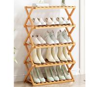 JYHHGDS Hidden Shoe Cabinet,Foldable Bamboo Shoe Rack,Shoe Organizers and Storage,Shoe Cabinet Storage for entryway,Small Shoe Rack for entryway,entryway Organizer Bamboo Cabinet,Suitable for Foyer