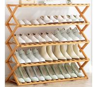 JYHHGDS Hidden Shoe Cabinet,Foldable Bamboo Shoe Rack,Shoe Organizers and Storage,Shoe Cabinet Storage for entryway,Small Shoe Rack for entryway,entryway Organizer Bamboo Cabinet,Suitable for Foyer