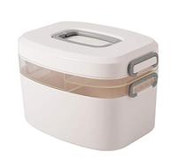 JYHUHGRG Family Storage,First Aid Case Medicine Storage Box, Child-Proof Medicine Chest Compartments, With Compartments Family Medicine Box, For Household,Travel,Work, 28.