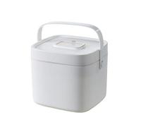 JYHUHGRG Family Storage,Medicine Cabinets Plastic Lockable Medication Box, Small Family Medicine Organizer Case Lidded Storage Bins Storage Boxes White
