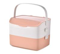 JYHUHGRG Family Storage,Portable Medicine Medicine Chest With A Handle, Child-Proof Medicine Chest Compartments For Household,Travel,Work, Multi-Functional Family First-Ai