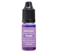 Jyibinee 10ml Highly Concentrated Candle Dye - Leakproof Color Essence for Soap Toning, Soy Wax, Paraffin - Purple Colorant for Home