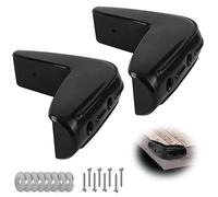 JYINCPED Corner Dock Fender Bumper, Marine Boat Dock Bumpers Corner Guard, Soft UV-Resistant 90 Degree Marine-Grade Vinyl, Inflatable Protection, 10-Inch x 10-Inch, 2-Pack, Black