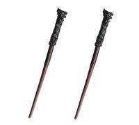 Jyinelx 2Pcs Magic Wand, Wands Are a Good Prop for Wizard Role Playing, Wand Is Suitable for Halloween and Other Parties, Suitable for Boys and Girls, Helping You to Fully Interpret the Magical World