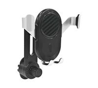 JYIS Clip-on Adjustable Cell Phone Holder, Stable Non-Falling Car Mount, Universal Hands-Free Automobile Cradle, Compatible with 4"-7.2" Smartphones for Cars SUVs Trucks