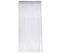 JYJLLM 100 x 200 cm Multiple colors String Curtain, Door Strings, Tassel Curtains for Doorway, Window Decor String Panel Stripe, Stylish Room Divider, Panel Fringe Curtain (grey)