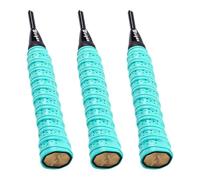 JYJLLM 3 packs of various rackets non-slip breathable perforation super absorbent grip.badminton racket grip.squash racket grip.badminton grip.racket grip tape.badminton. (blue)