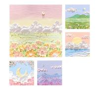 JYJLLM 400-Piece Adorable Sticky Notes Set, Jumbo Pastel Colored Self-Stick Notes for School Office & Party Favors, Funny Memo Pads with Whimsical Designs (Assorted Colors)