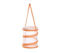 JYJLLM Collapsible Bug Catcher Net, Insect and Butterfly Habitat Cage, Mini Insect Reproduction Mesh for Kids Insects Catching and Life Science Education, Easy to Observe， Science Education (orange)