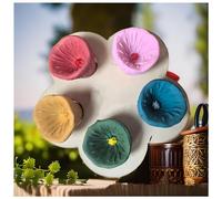 JYJLLM Colorful 5 pieces Bee Drinking Cups for Garden - Safe Bee Insect Drinking Cups for Thirsty Bees,bee cups，bee feeder， bee drinking cups for garden，Collect Water for Pollinators