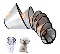 JYJLLM dog cones to stop paw licking，Multiple sizes to choose from, suitable for choker collars for cats and dogs, effectively avoiding licking, scratching, and biting wounds after surgery (4#)