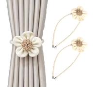 JYJLLM Magnetic Curtain Tie Backs - Effortlessly secure your curtains with our stylish and convenient tie backs for curtains magnetic tie backs for backs for curtainscurtain tie (light khaki)