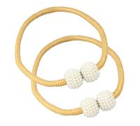 JYJLLM Ultimate Magnetic Curtain Tie Backs - Effortlessly Secure and Enhance Your Curtains with our Stylish and Functional Tiebacks!tie backs for curtains curtain tie backs curtain (Light Gold)