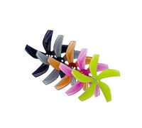 JYJMDMG Drone Parts 8Pairs 16PCS D51 51mm 2020 2X2X5 5-Blade PC Propeller 1.5mm for RC FPV Freestyle 2inch Cinewhoop Ducted Drones DIY Parts(8Pairs Whisky)