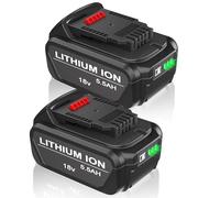 JYJZPB 2 Pack 5500mAh for Dewalt DCB184 18V Lithium-Ion Battery