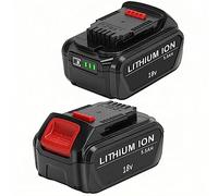 JYJZPB 2 PACK DCB200 5.5Ah 18V Battery Compatible for Dewalt Battery DCB184 DCB180 DCB181 DCB182 DCB201 DCB200-2 Lithium Ion Battery MAX XR 18V Tools with LED Charger Indicator