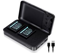JYJZPB NP-W126 NP-W126S Battery and Charger Set, for Fujifilm X100V X100VI X100F X-T3 X-T2 X-T1 XA7 XA5 XA3 XA2 XA1 XT30II XT50 XT30 XT20 XT10 XS10 X-Pro1/2/3 XM1 XM5 XE1/2/3/4, 2 Pack for Fuji W126