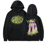 JYKJUEDZ Alternative Grunge Rock Band Kong Courtney Loves Pretty on The Inside Graphic Hoodie Fall/winter Unisex Retro Cotton Hoodie White