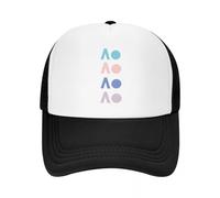 JYKJUEDZ Baseball Cap Australian Open AO Fashion Casual Mesh Adjustable Hip Hop Summer Unisex Baseball Polychromatic