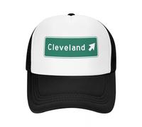 JYKJUEDZ Baseball Cap Cleveland Fashion Casual Mesh Adjustable Hip Hop Summer Unisex Baseball Polychromatic