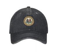 JYKJUEDZ Baseball Cap Cryptid State Seal of West Virginia Black Man for The Sun New in Sun Girl's Men's
