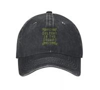 JYKJUEDZ Baseball Cap Delight in The Absurd Absurdism Existentialism Albert Camus Absurdity Singularity Retro Green Cyber
