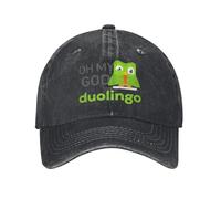 JYKJUEDZ Baseball Cap Duolingo Oh My God Casual for Men Adult Summer Tennis Skate Hip Hop Classic