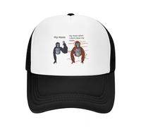 JYKJUEDZ Baseball Cap Gorilla Tag Meme VR Video Game My Mom Classic Casual Mesh Adjustable Hip Hop Summer Unisex Baseball Hats