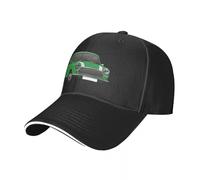 JYKJUEDZ Baseball Cap Green Red Austin Morris Mini with White Stripes Designer Rave Birthday Elegant Women's Hats Men's