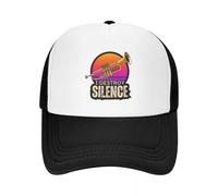 JYKJUEDZ Baseball Cap I Destroy Silence Trumpet Fashion Casual Mesh Adjustable Hip Hop Summer Unisex Baseball Polychromatic