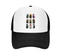JYKJUEDZ Baseball Cap Mitsuri Kanroji and Iguro Obanai Fashion Casual Mesh Adjustable Hip Hop Unisex Baseball Polychromatic
