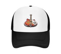 JYKJUEDZ Baseball Cap Rickenbacker 360 12 Sixties Electric Guitar Art Sunburst Pop Art Mesh Adjustable Hip Hop Baseball Hats