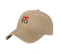 JYKJUEDZ Baseball Cap Valley Cool: I Heart YO Beach Streetwear Golf Wear Men Women's