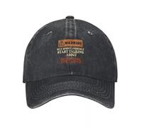 JYKJUEDZ Baseball Cap Warning May Spontaneously Start Talking About Artificial Intelligence Sunhat Fashionable Boy Women's