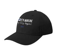 JYKJUEDZ Baseball Cap Where My Story Begins, Suomi Man for The Sun Fashion Beach Male Women's
