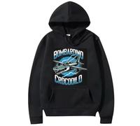 JYKJUEDZ Italian Brainrot Bombardino Crocodilo Hoodie Men Women Sweatshirt Print Unisex Style Autumn Winter Fashion Hip Hop Tops Clothes White