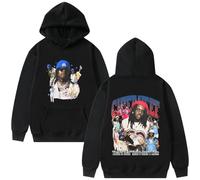 JYKJUEDZ Rapper Chief Keefe That's Shit I Don't Like Flat Fall/Winter Men's Women's Casual Cotton Sweatshirts Hip Hoodie White