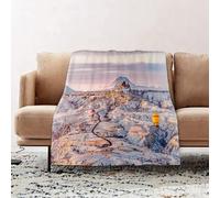 JYLYZZIN Fleece Blanket | Soft Cozy Flannel Throw Blanket | Perfect for Home, Bedroom, Sleepovers & Camping,Cappadocia Turkey Landscape with Hot Air Balloons Anatolia Valley Geology Tour,100x130cm