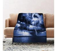 JYLYZZIN Fleece Blanket | Soft Cozy Flannel Throw Blanket | Perfect for Home, Bedroom, Sleepovers & Camping,majestic view of the sky with huge clouds of ll,100x130cm