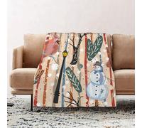 JYLYZZIN Fleece Blanket | Soft Cozy Flannel Throw Blanket | Perfect for Home, Bedroom, Sleepovers & Camping,Cute e with golden lights and stars on subtle background.,100x130cm