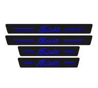 JYMLOV 4pcs Car Door Sill Protector Strips Carbon Fiber Threshold Protective Film Kick Plate Cover Sticker for Fo-rd Focus Fiesta ST LINE Car Accessories,Fiesta Blue