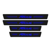 JYMLOV 4pcs Car Door Sill Protector Strips Carbon Fiber Threshold Protective Film Kick Plate Cover Sticker for Fo-rd Focus Fiesta ST LINE Car Accessories,Focus Blue