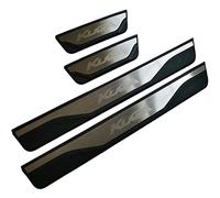 JYMLOV 4pcs Car Door Sill Protector Strips Stainless steel Threshold Protective Film Kick Plate Cover Sticker for Fo-rd Kuga 2013 2014 2015 2016 2017 2018 2019 Car Accessories,Silver